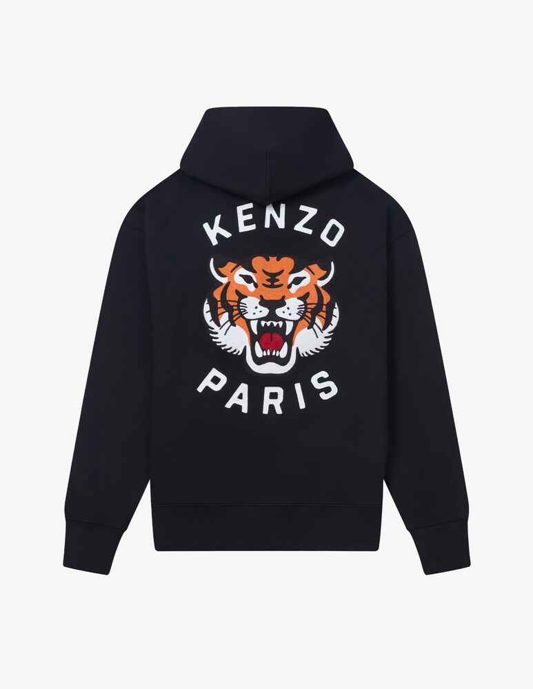 Kenzo Felpa Con Cappuccio Lucky Tiger Oversize Back