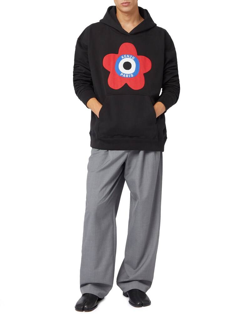 Kenzo Felpa Con Cappuccio Target Oversize