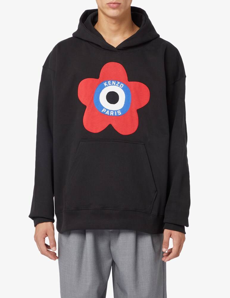Kenzo Felpa con cappuccio target oversize