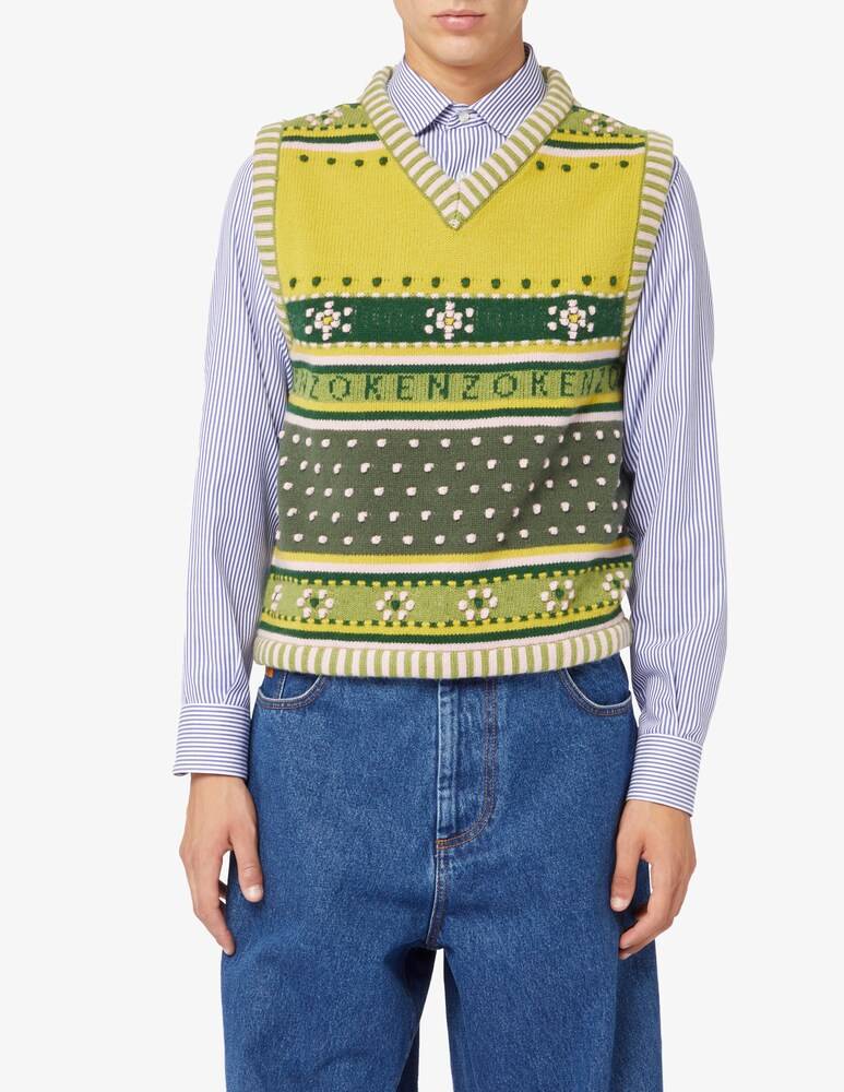 Kenzo Gillet knit multicolor