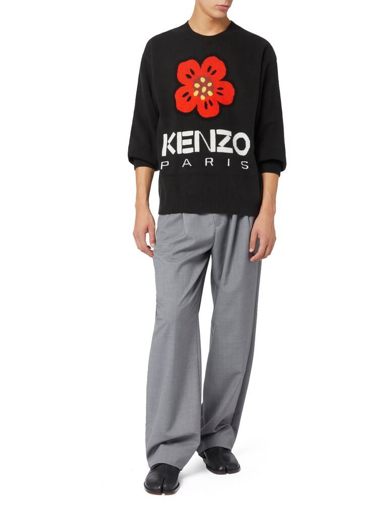 Kenzo Maglia Girocollo Boke Flower Crest Maxi