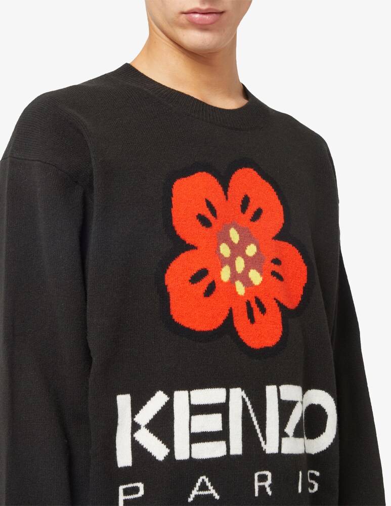 Kenzo Maglia Girocollo Boke Flower Crest Maxi