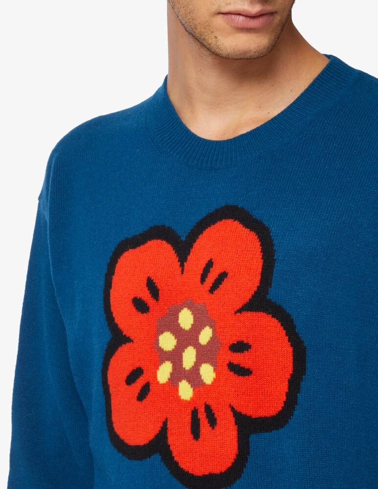 Kenzo Maglia Girocollo Boke Flower Crest Maxi