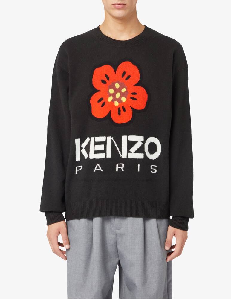 Kenzo Maglia girocollo boke flower crest maxi