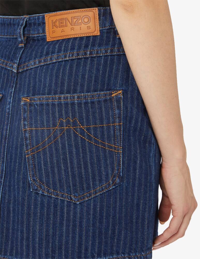 Kenzo Minigonna Jacquard Rigata