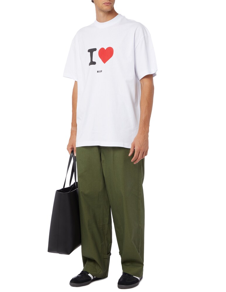 Kenzo Pantaloni Oversize Gamba Dritta