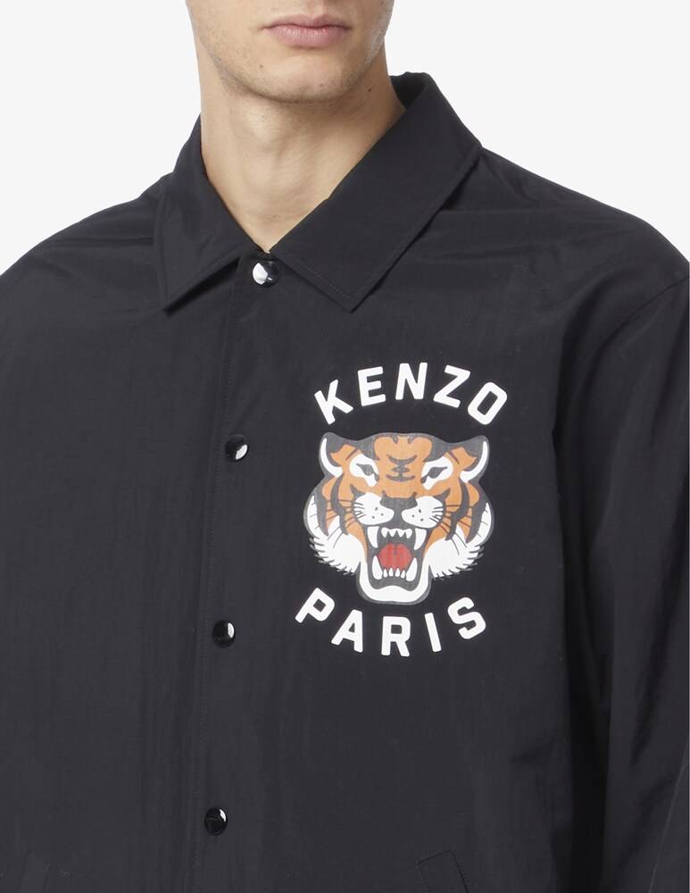 Kenzo Sovracamicia Nylon Lucky Tiger