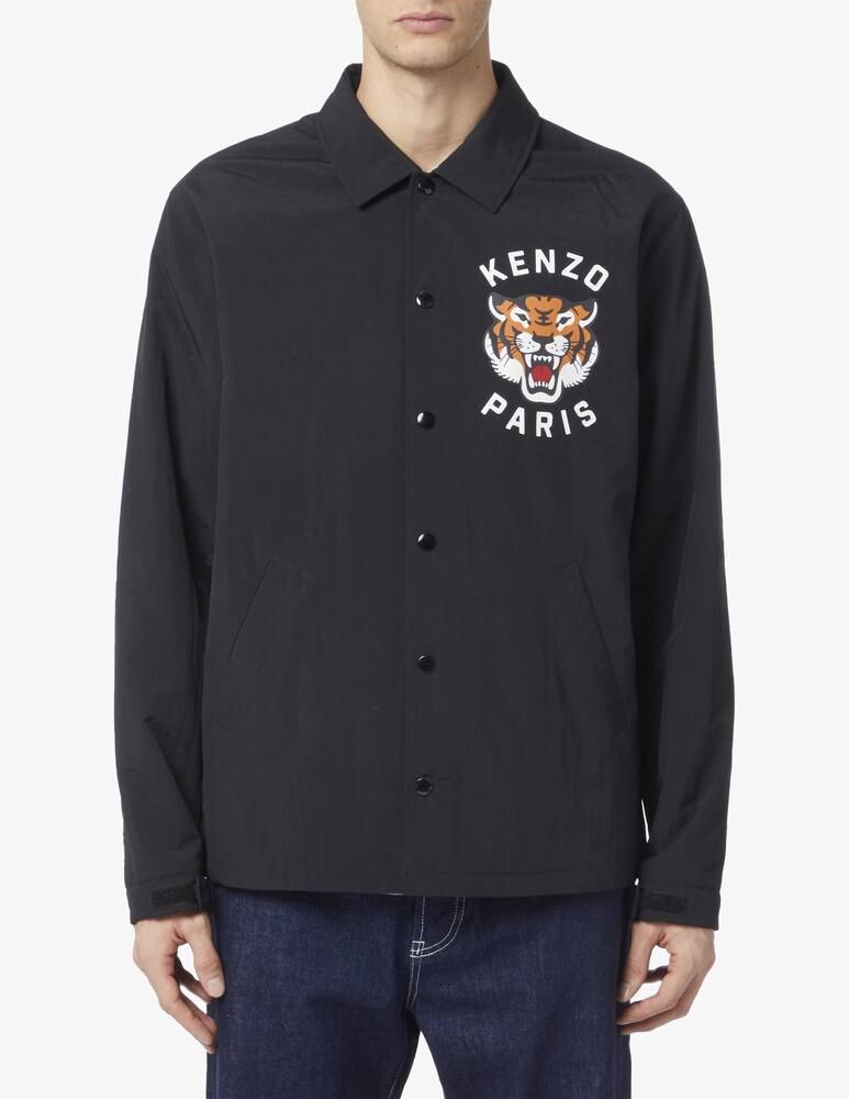 Kenzo Sovracamicia nylon lucky tiger