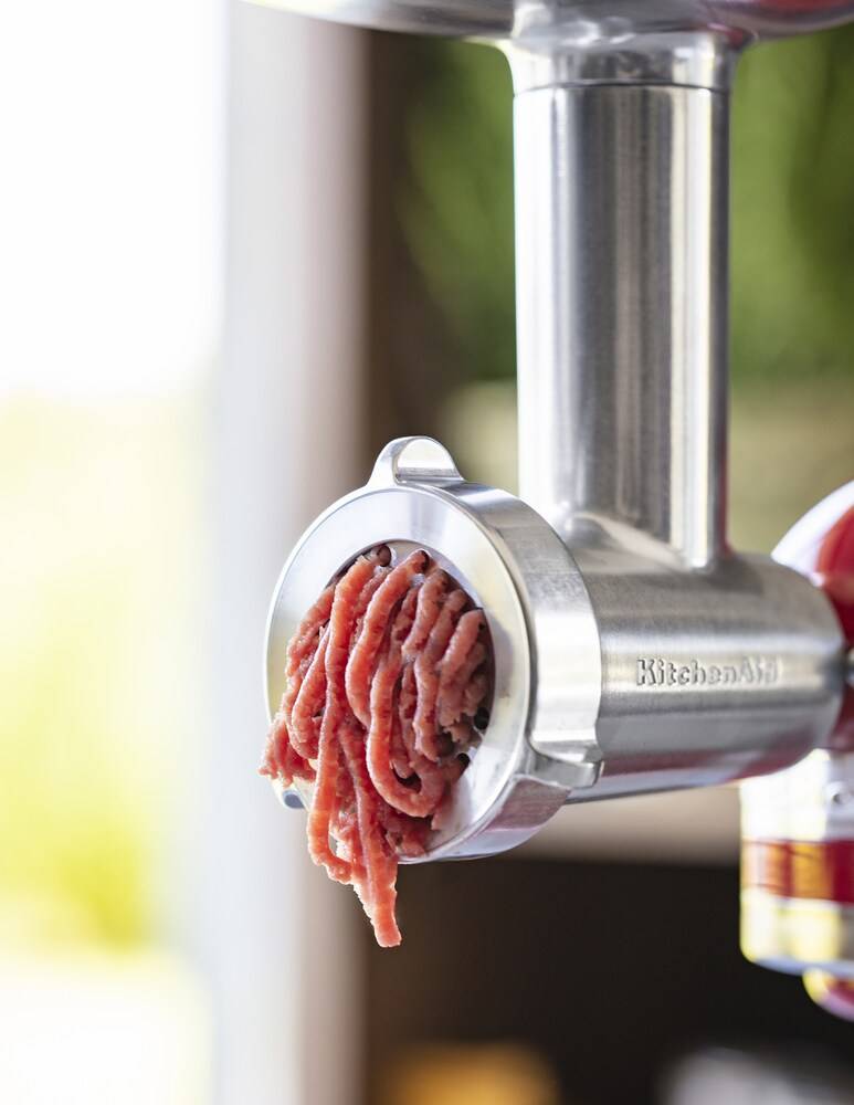 KitchenAid Accessorio Impastatrice Tritatutto In Metallo - Argento