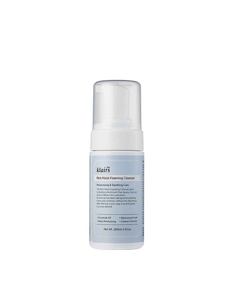 Klairs Rich Moist Schiuma Detergente Viso Ipoallergenico