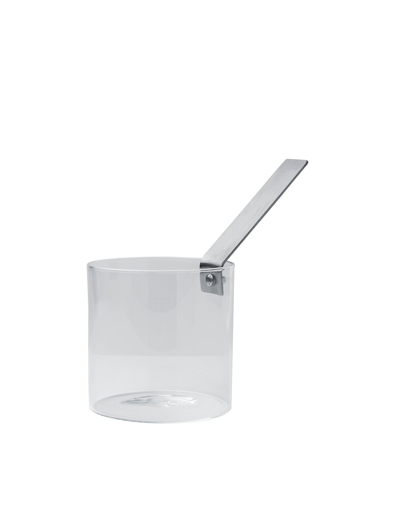 Knindustrie "The Kettle Glass" bollilatte in vetro cm 12 - Trasparente