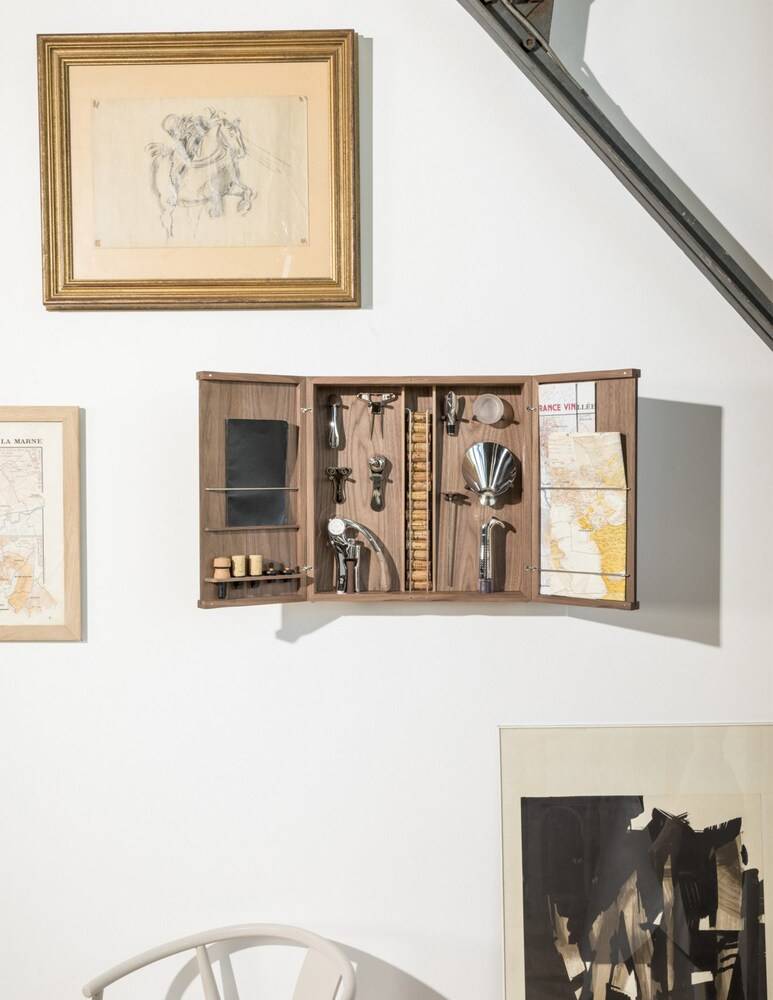 L'Atelier Du Vin Cabinet D'Oeno-Curiosités Collezione Di Utensili Per Il Vino - Marrone