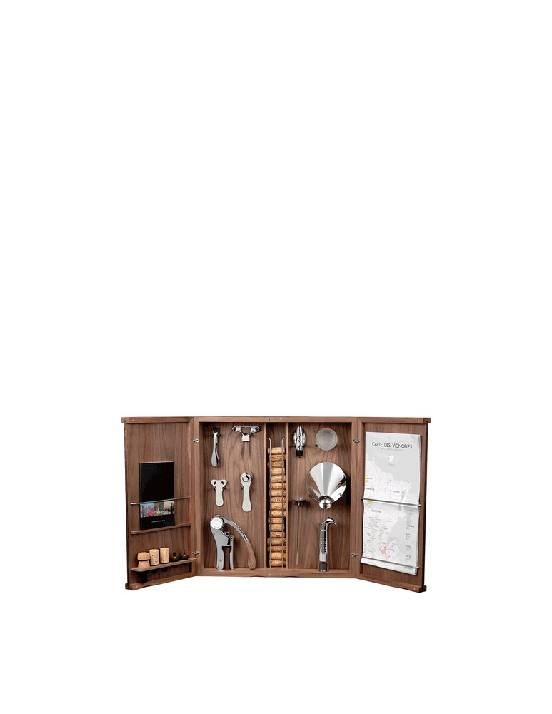 L'Atelier du Vin Cabinet d'Oeno-Curiosités collezione di utensili per il vino - Marrone