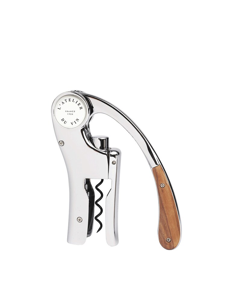 L'Atelier du Vin Oeno Motion Wood Cavatappi - Argento