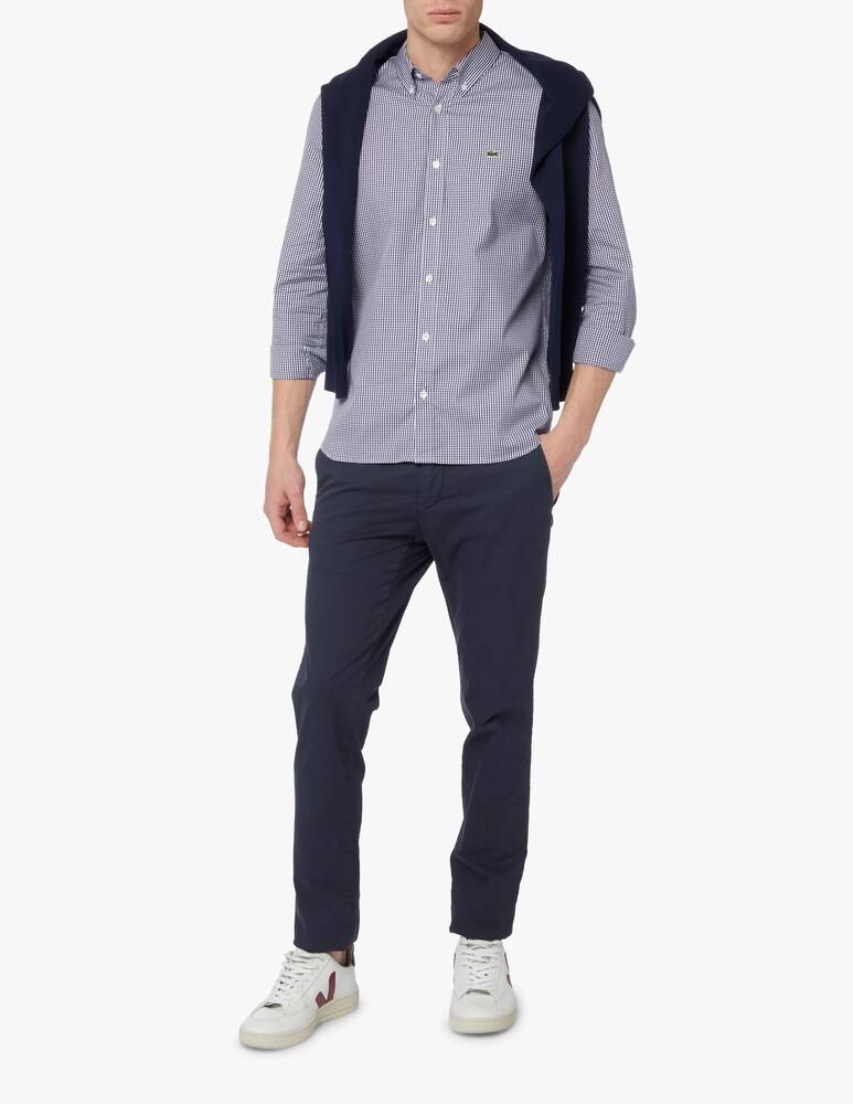 Lacoste Camicia Vichy Pinpoint Regular Fit