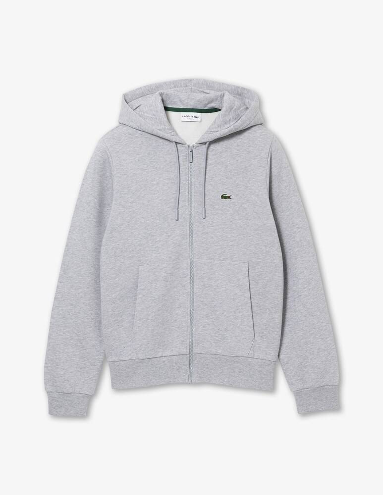 Lacoste Felpa con cappuccio e zip in pile