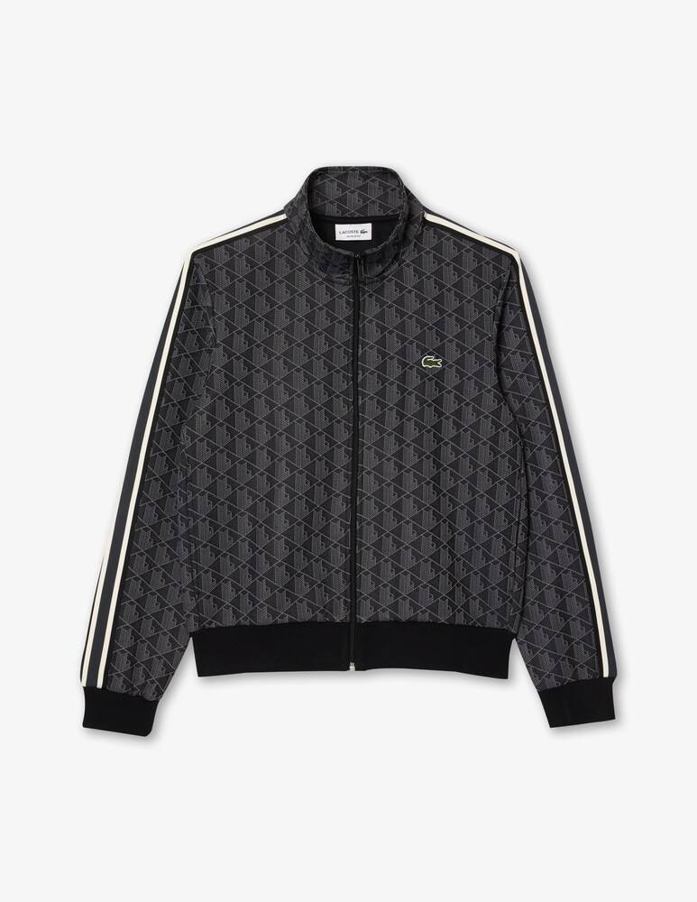Lacoste Felpa con zip monogram