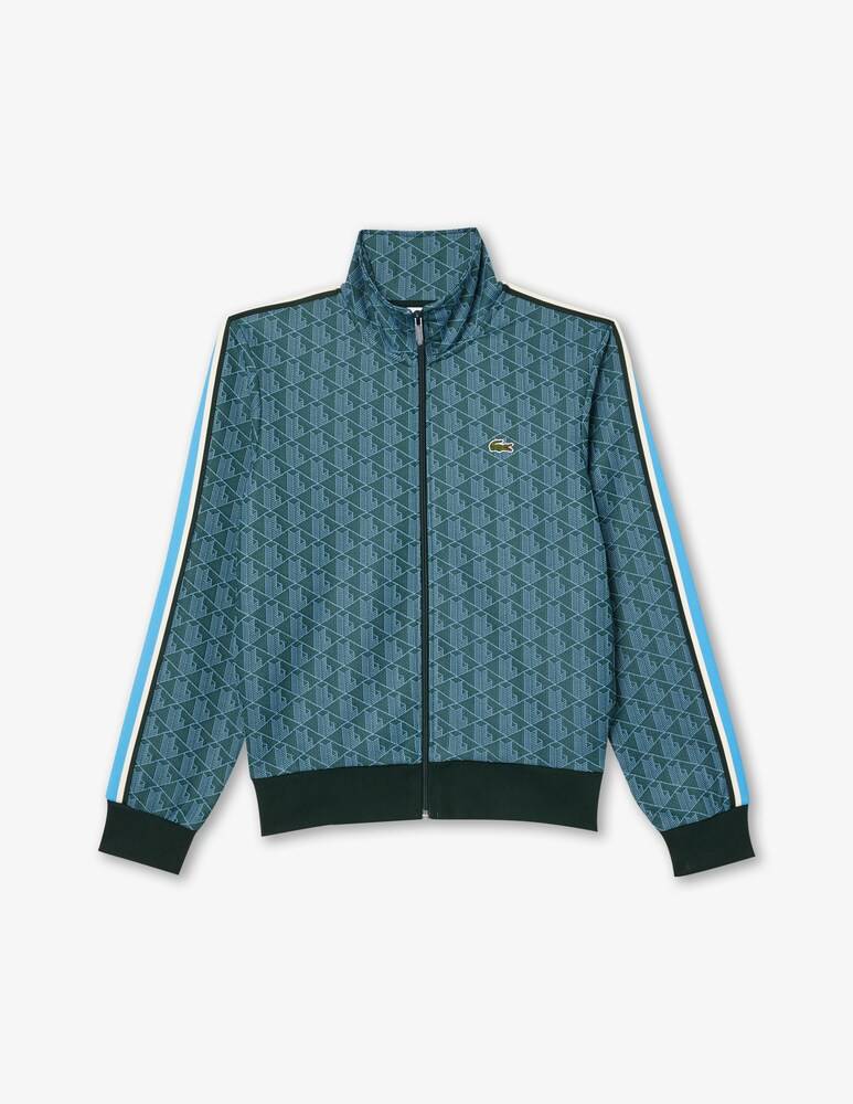 Lacoste Felpa con zip monogram
