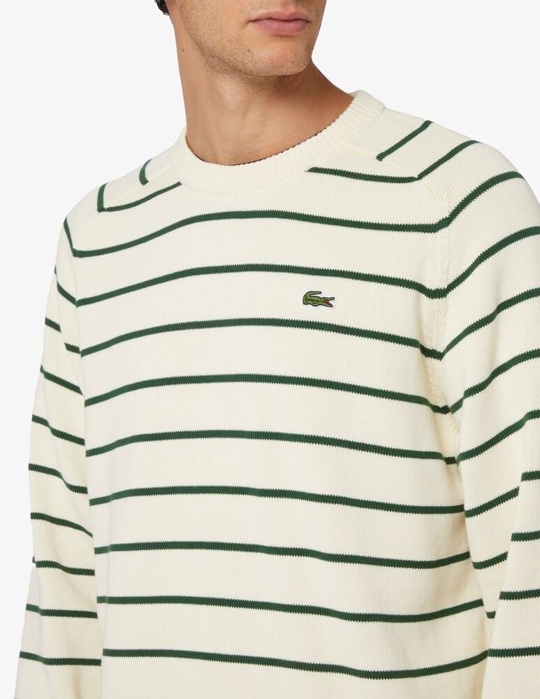 Lacoste Maglia Girocollo A Righe