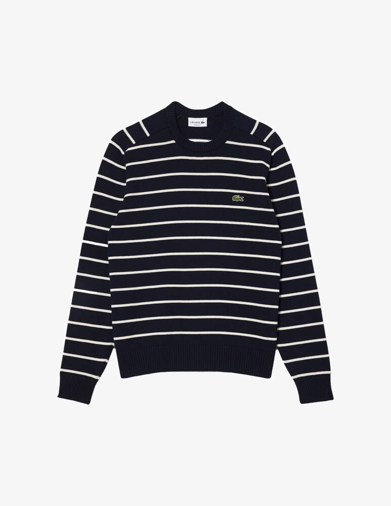 Lacoste Maglia girocollo a righe