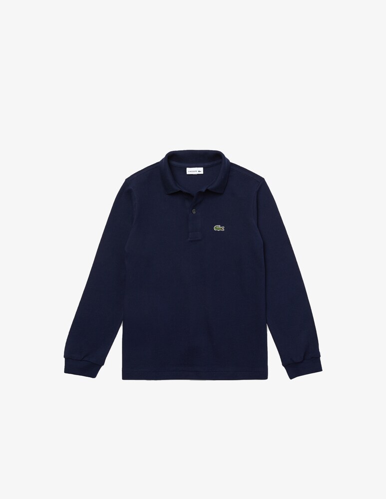 Lacoste Polo manica lunga - blu
