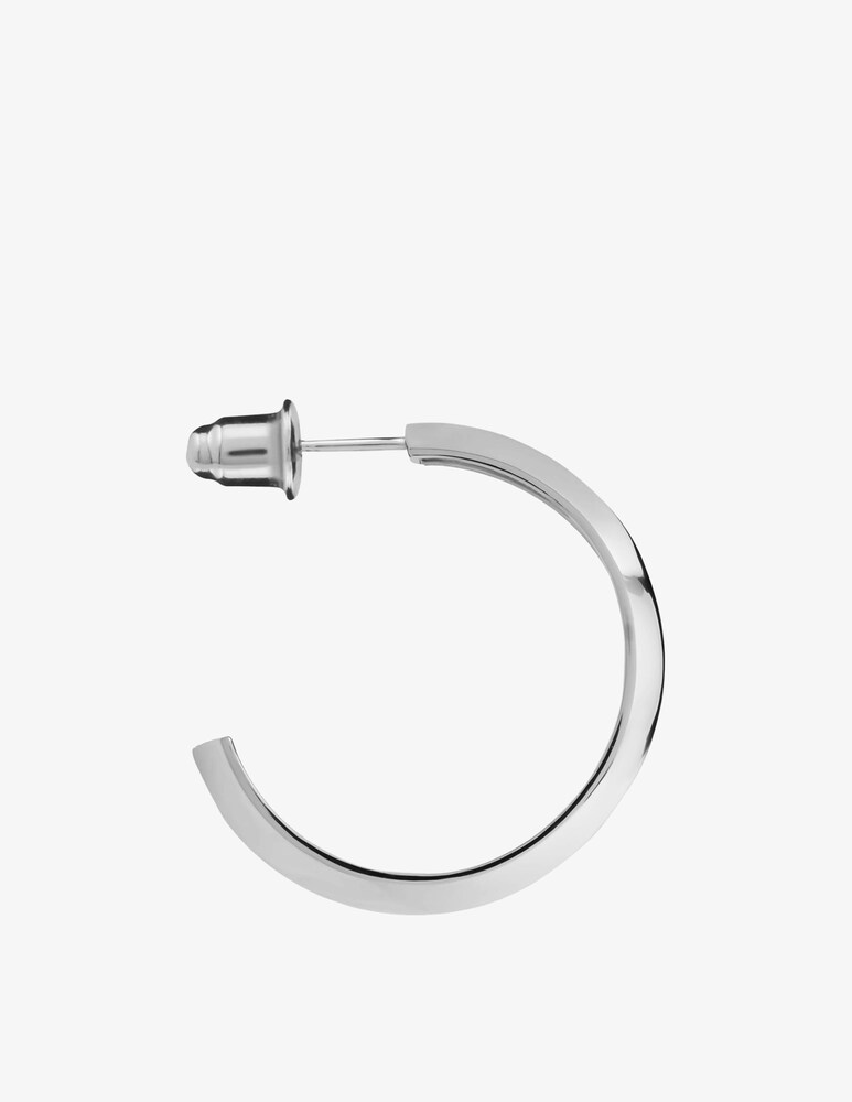 LAG World Orecchino singolo a cerchio con triangolo mini