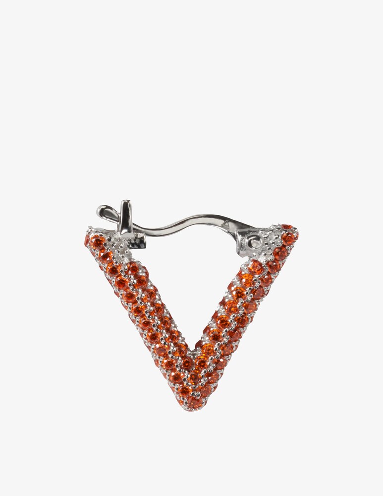 LAG World Orecchino singolo a cerchio mini lil Artic