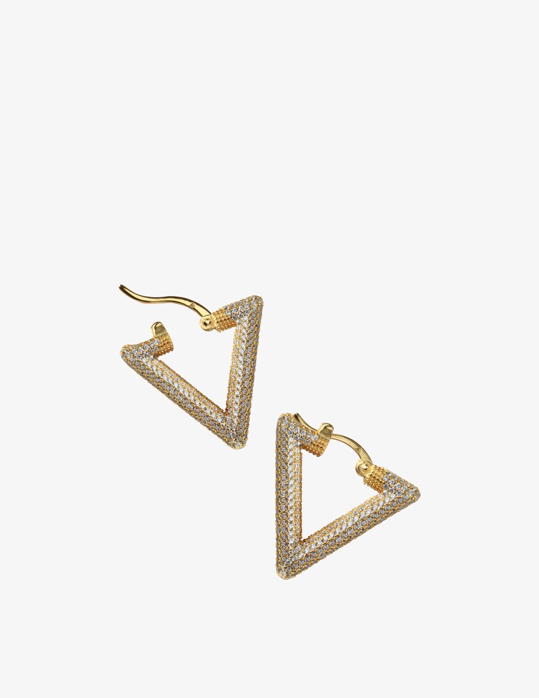 LAG World Orecchino Singolo A Triangolo Mini Artic