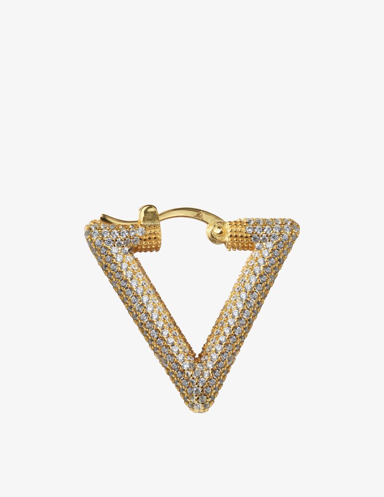 LAG World Orecchino singolo a triangolo mini Artic