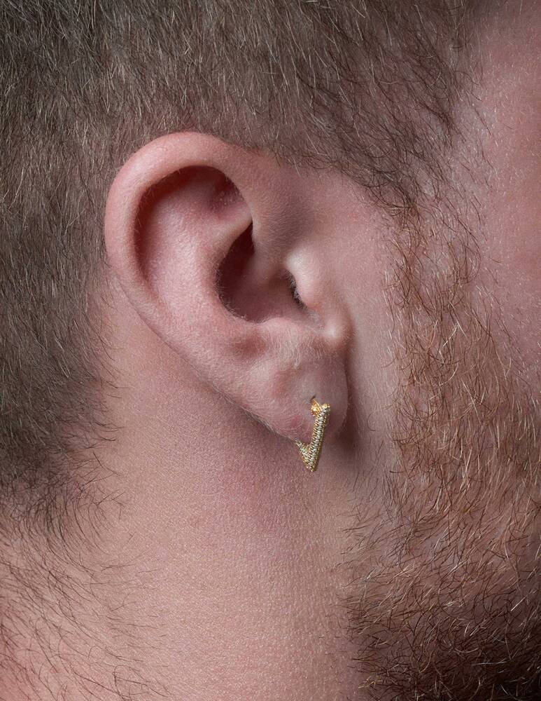 LAG World Orecchino Singolo A Triangolo Mini Lil Artic