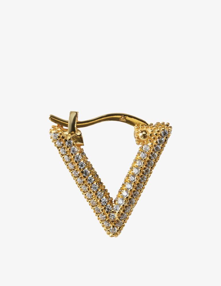 LAG World Orecchino singolo a triangolo mini lil Artic