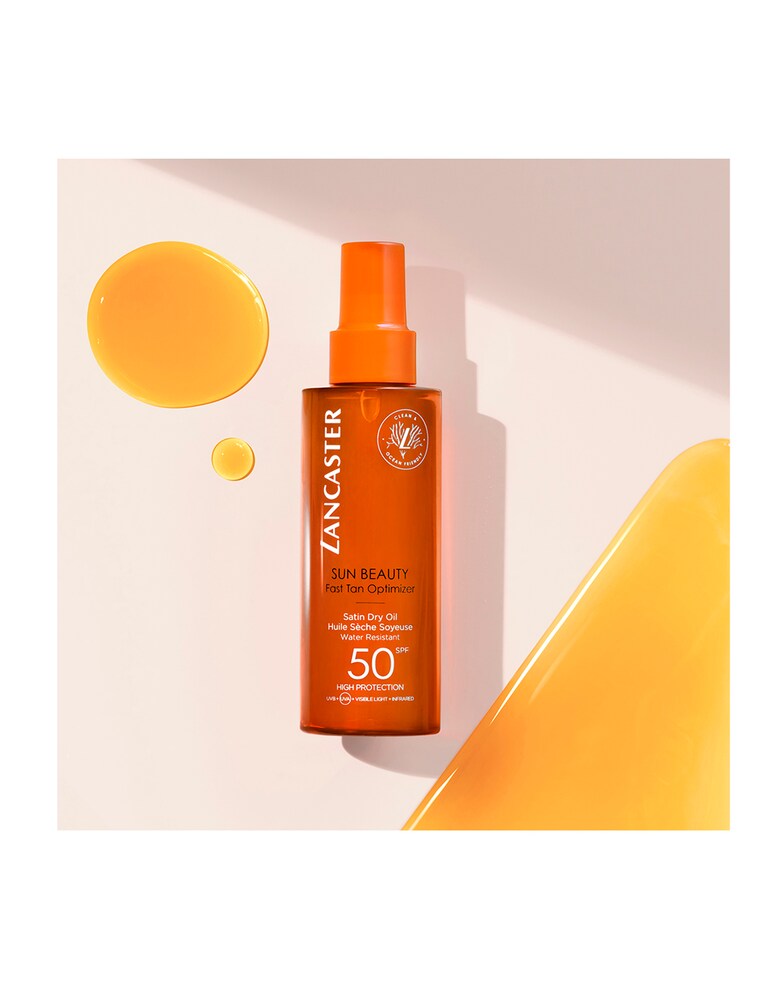 Lancaster Sun Beauty Fast Tan Optimizer Satin Dry Oil SPF 50