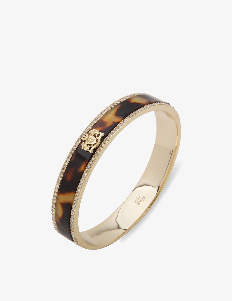 Lauren Ralph Lauren Bracciale tartarugato con cristallo