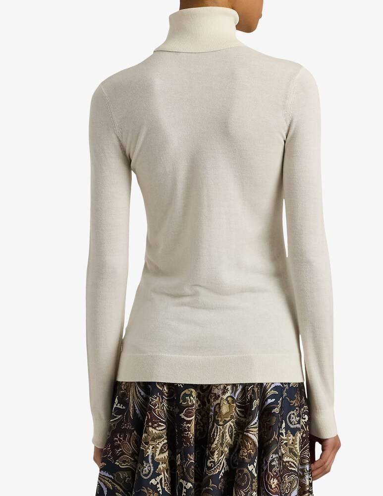 Lauren Ralph Lauren Maglia In Misto Seta