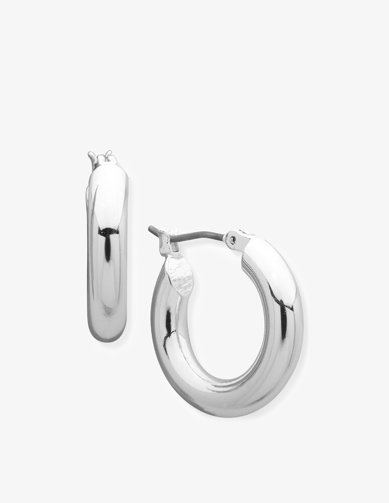 Lauren Ralph Lauren Orecchini argentati piccoli a cerchio
