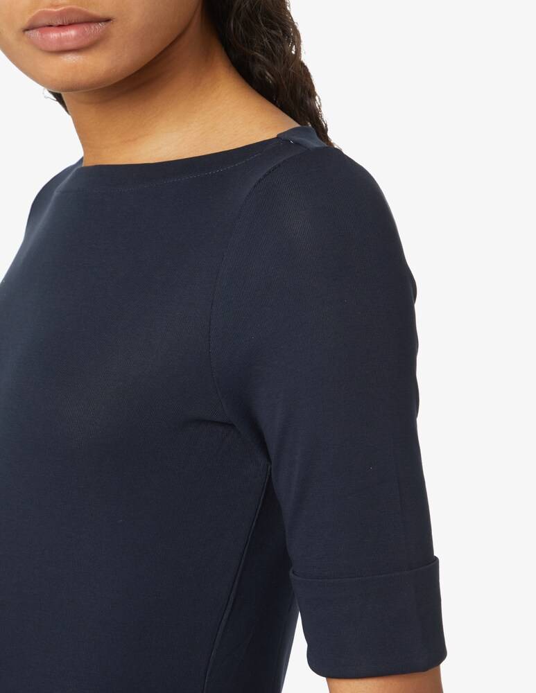 Lauren Ralph Lauren Top In Cotone Con Scollo A Barchetta Judy