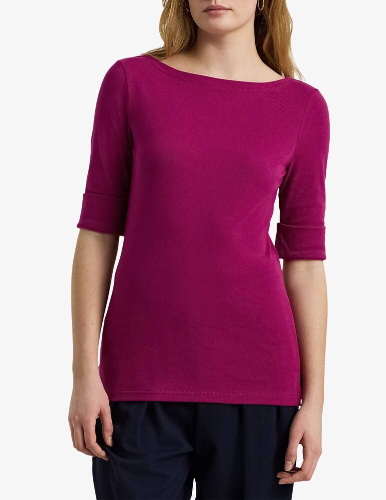 Lauren Ralph Lauren Top in misto cotone