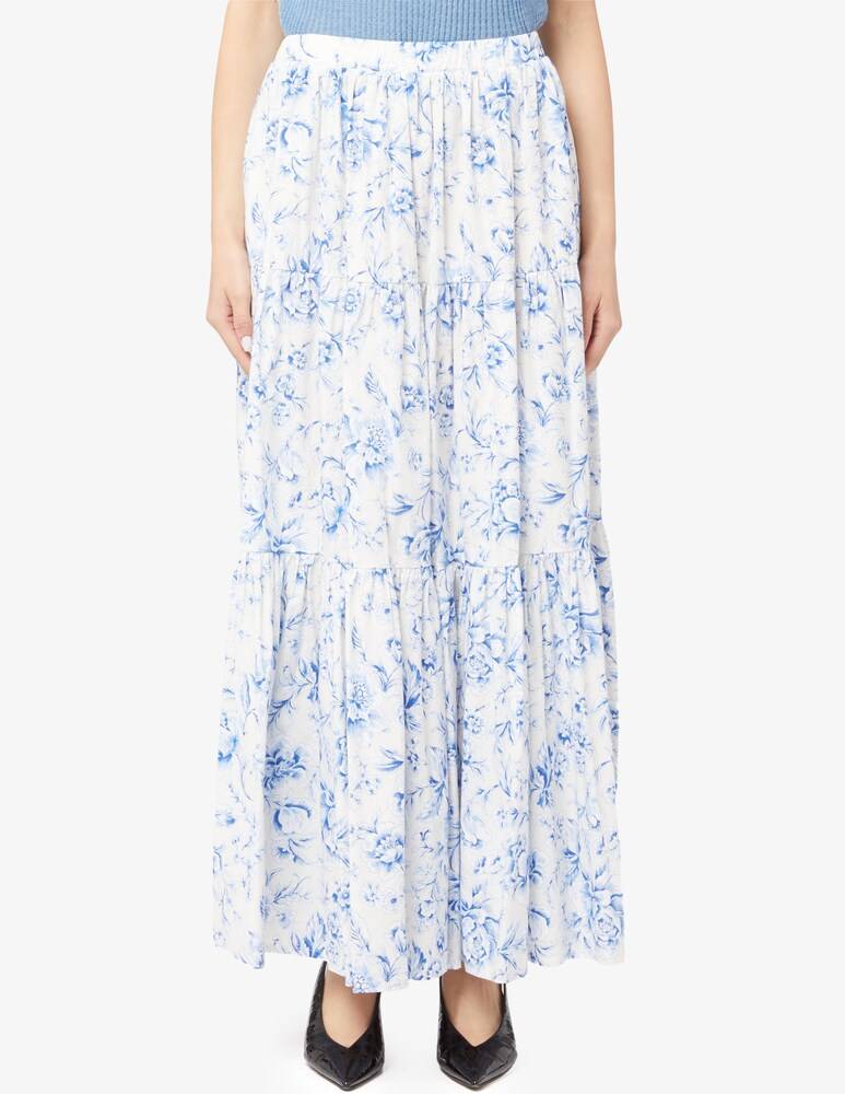 LAVI Couture Gonna maxi a balze Costarica