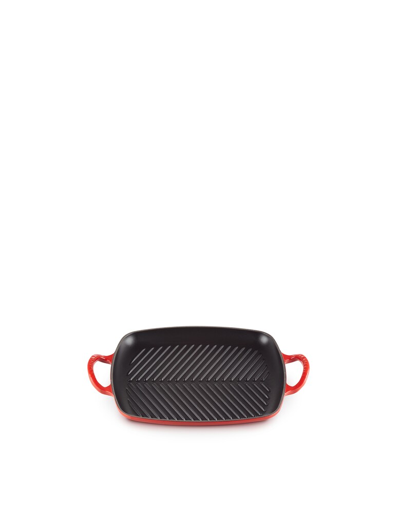 Le Creuset Grill Rettangolare Evo 30X27 Ciliegia - Rosso