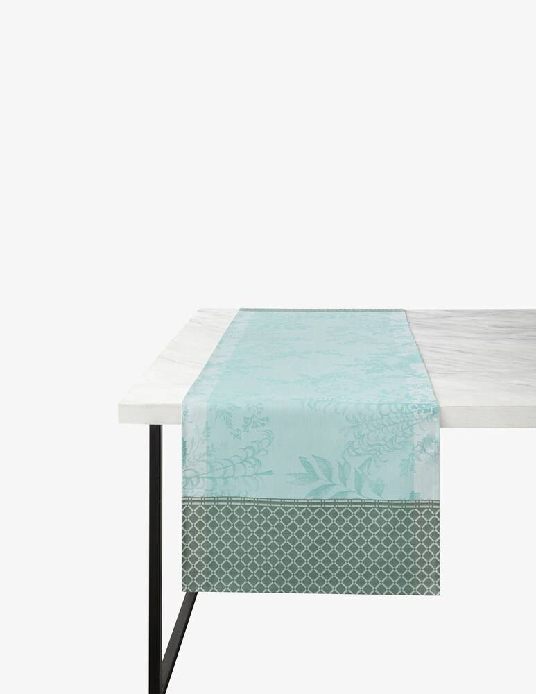 Le Jacquard Français Runner Jardin D'Eden Blu