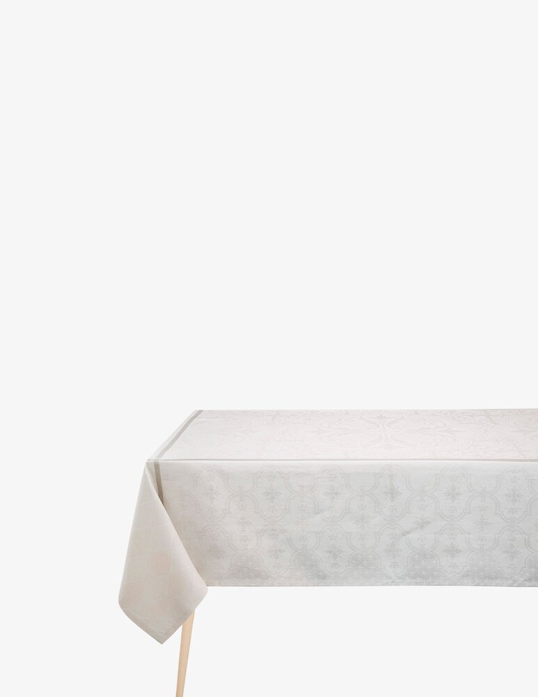 Le Jacquard Français Tovaglia Armoiries Bianco