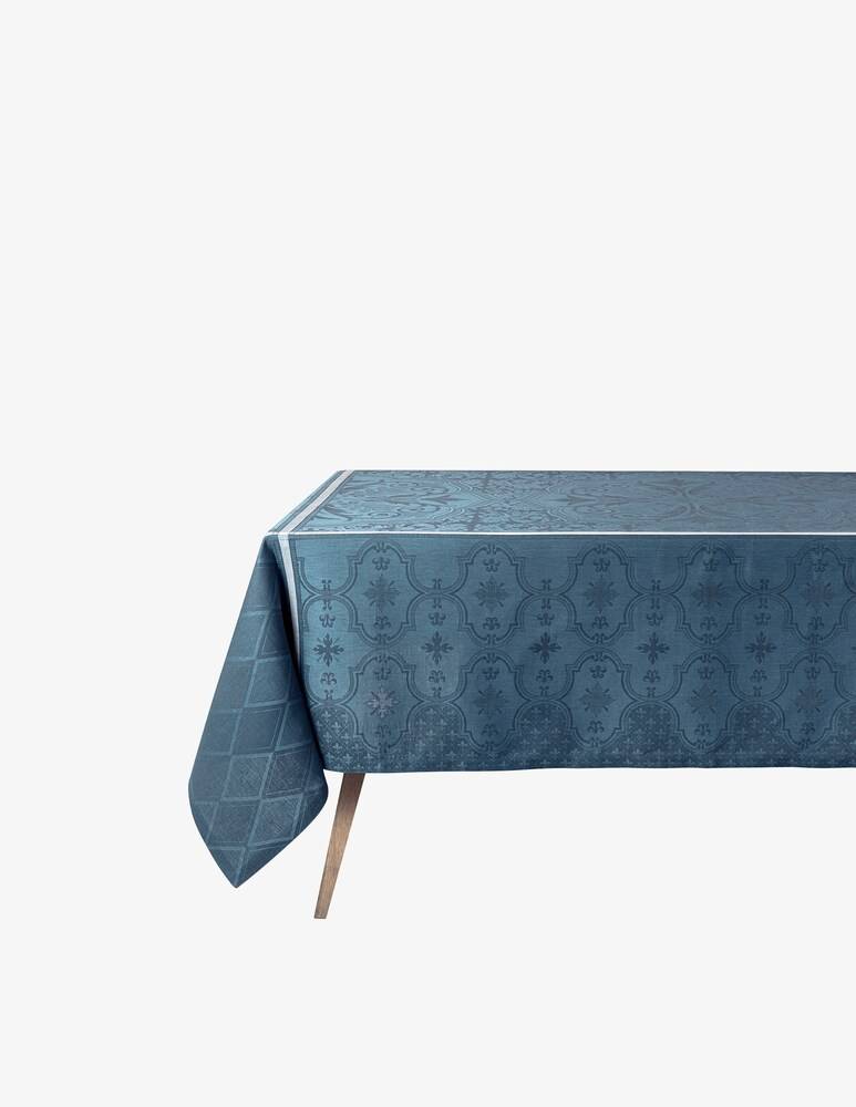 Le Jacquard Français Tovaglia Armoiries Blu