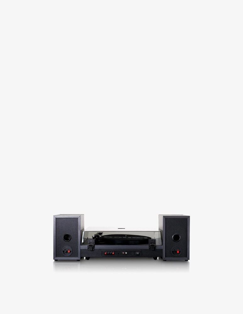 Lenco LS-301 Giradischi Con Bluetooth E Altoparlanti In Legno - Nero