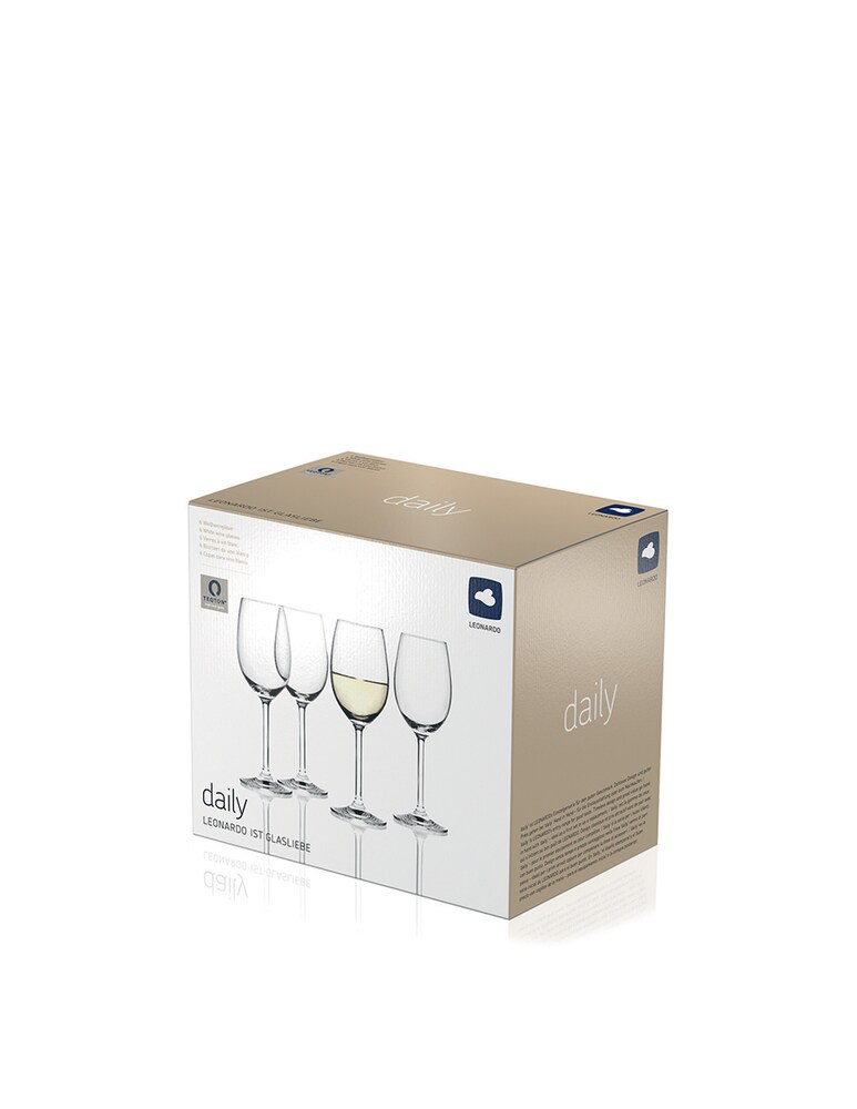 Leonardo Set 6 Calici White Wine Daily - Trasparente