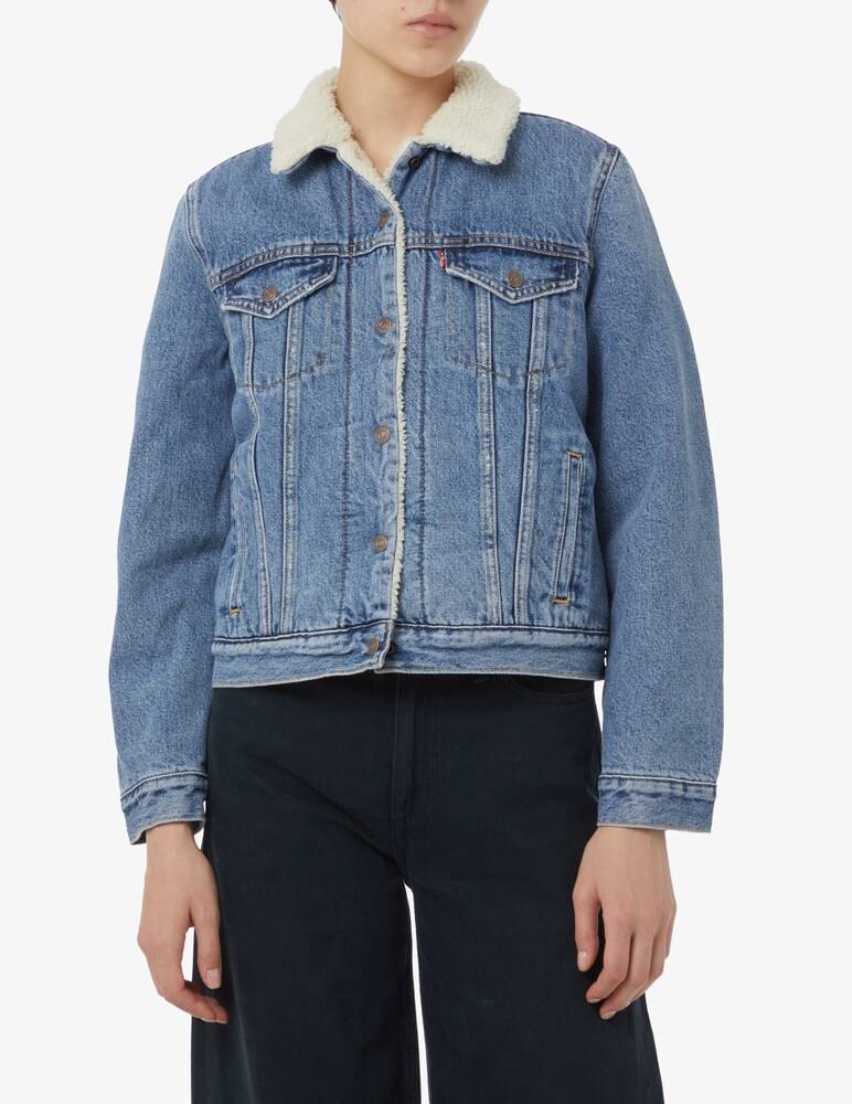 Levi's Giacca di jeans Sherpa D - Blu