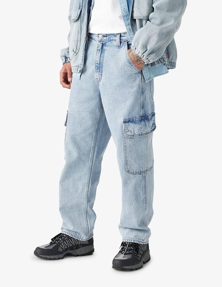 Levi's Jeans 568 loose straight cargo chiaro