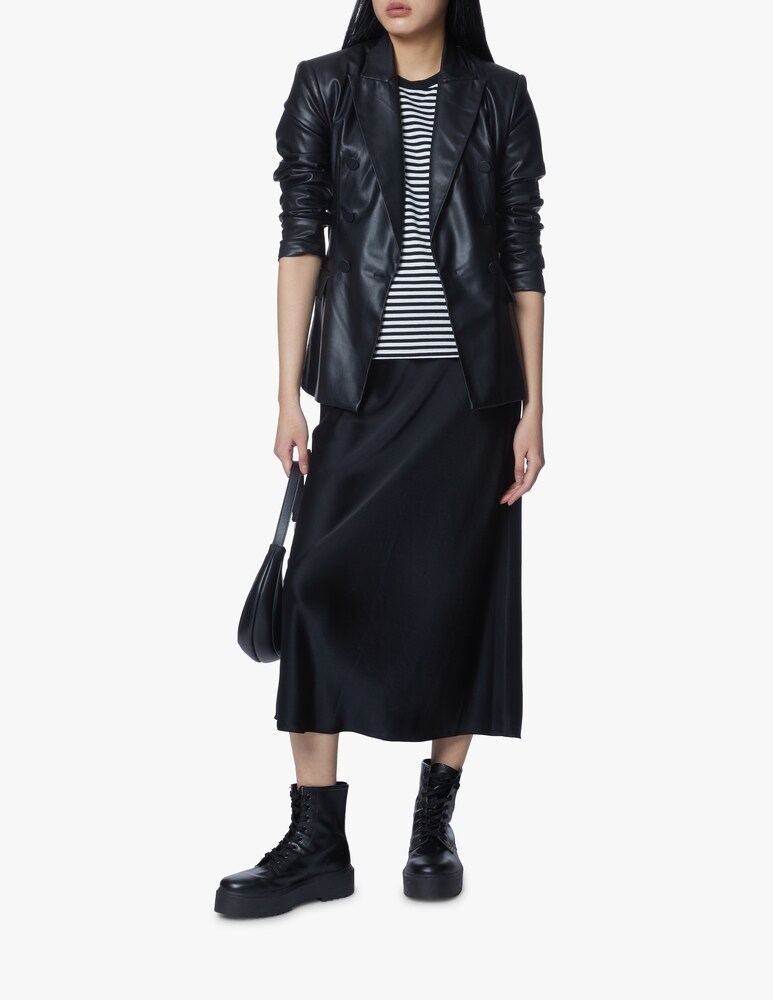 Levi's T-shirt A Manica Corta Con Righe Chest It - Nero