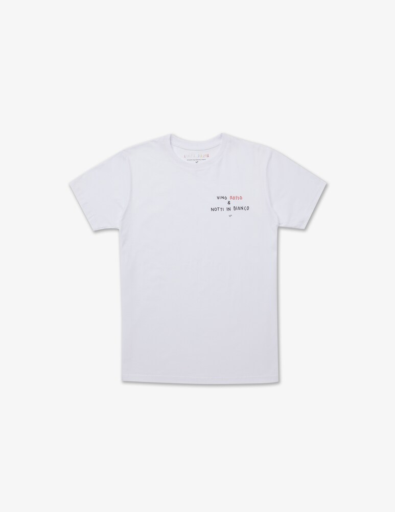 Linea Daria T-shirt Vino Rosso & Notti in bianco