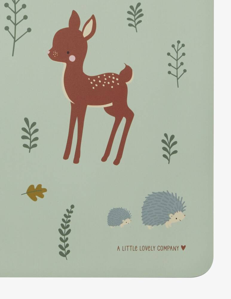 Little Lovely Company Tovaglietta Antiscivolo Amici Foresta 43x34cm