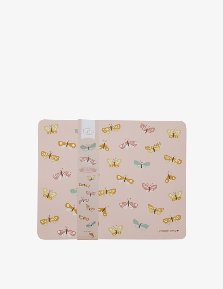 Little Lovely Company Tovaglietta antiscivolo farfalle 43x34cm